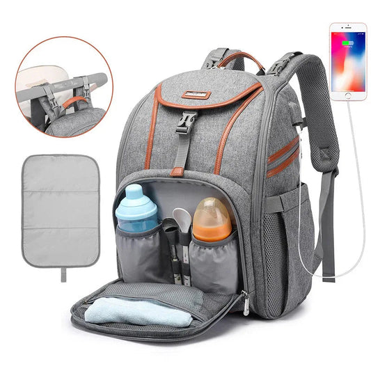 Large Capacity Multifunctional Maternity Mummy Parent Unisex Backpack Diaper Bag