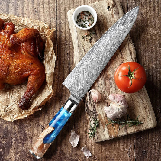 8 Zoll Kochmesser VG10 Damaststahl