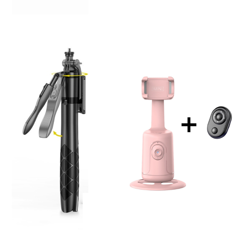 Auto Face Tracking Telefon Gimbal mit Fernbedienung + L16 Selfie Stick & Stativ