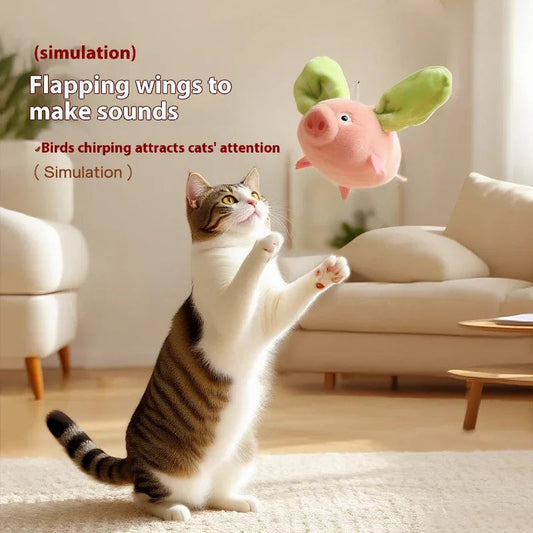 Electric Pig Simulation Cat Dog Pet Toy