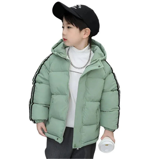 Hooded Warm Thick Winter Jacket For Boys