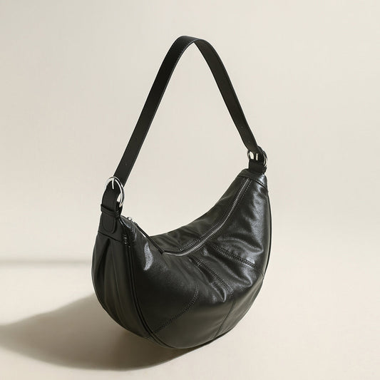 Macy Slouchy Leather Shoulder Bag-1