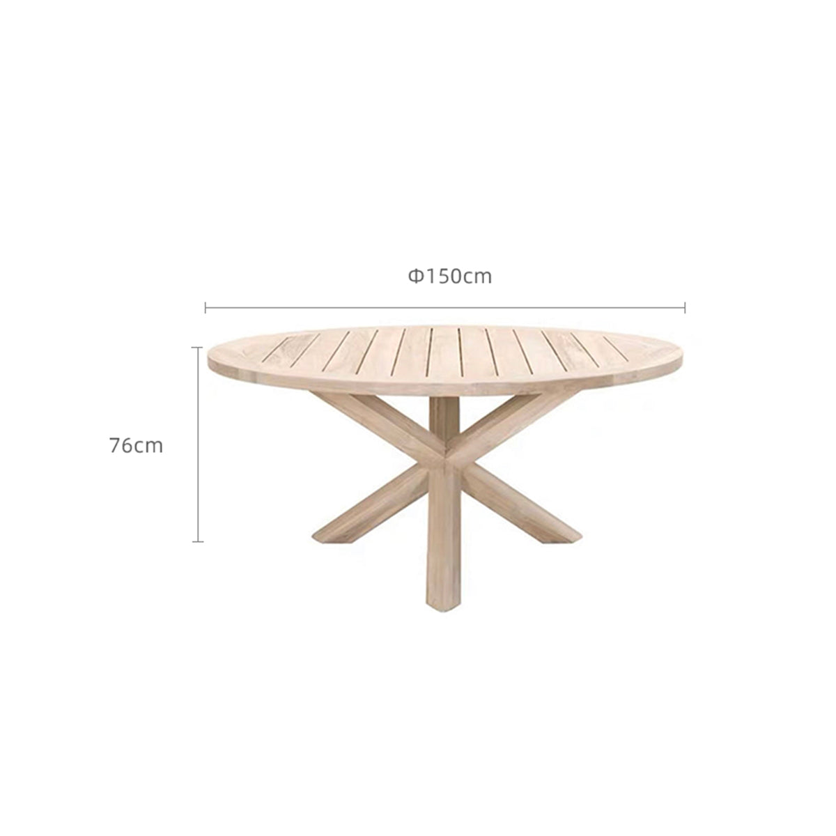 Monte Round Crossleg Table-2