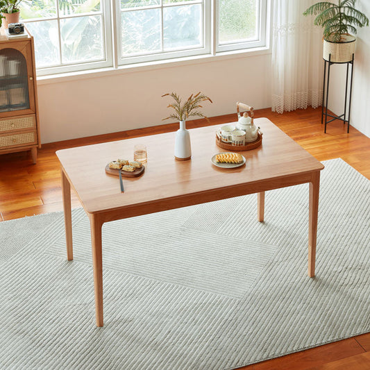 Organic Solid Wood Dining Table-1