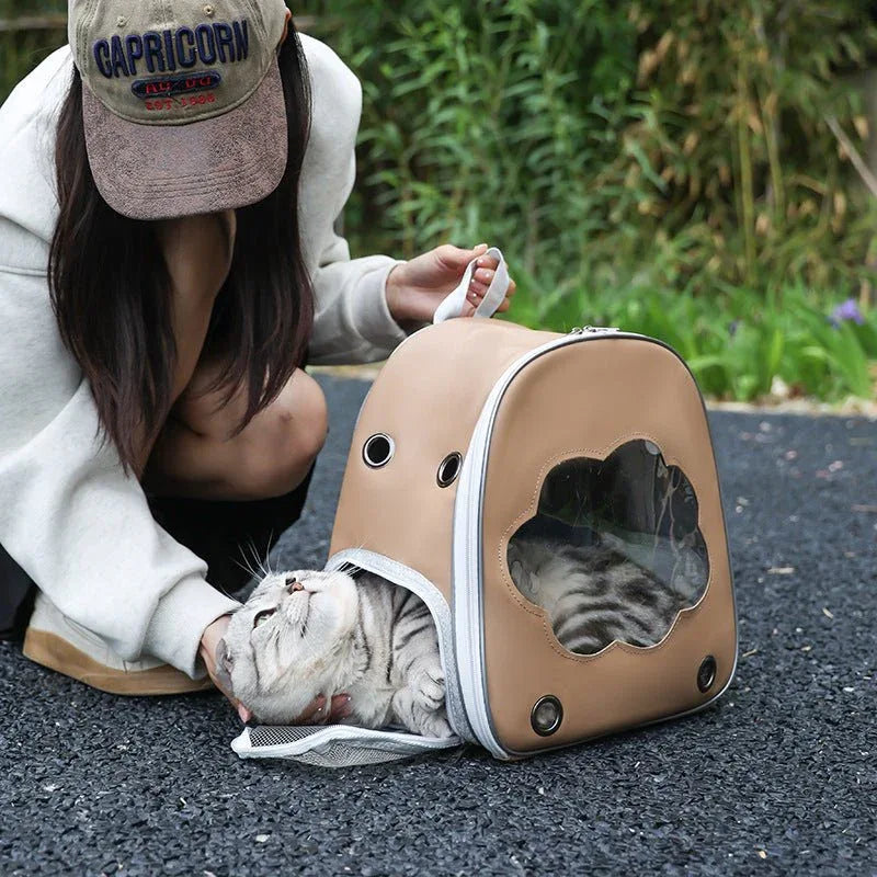 Portable Large Capacity Spacious Pet Dog Cat Capsule Backpack
