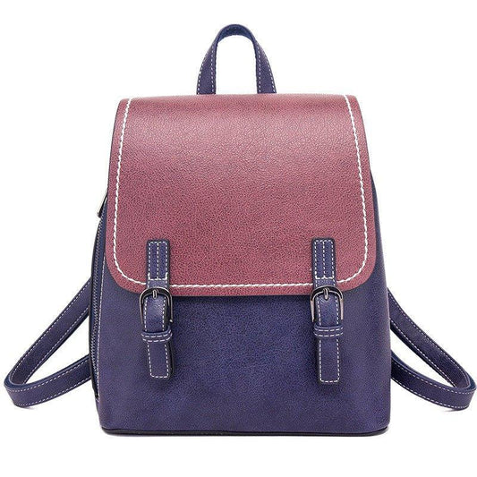 Retro Unisex Contrast Backpack