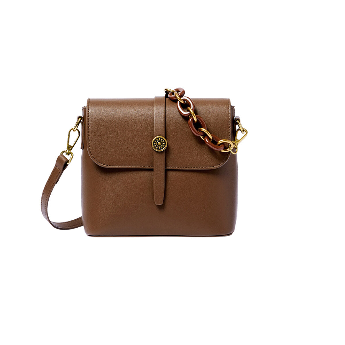 Timeless Flap Leather Shoulder Bag-5