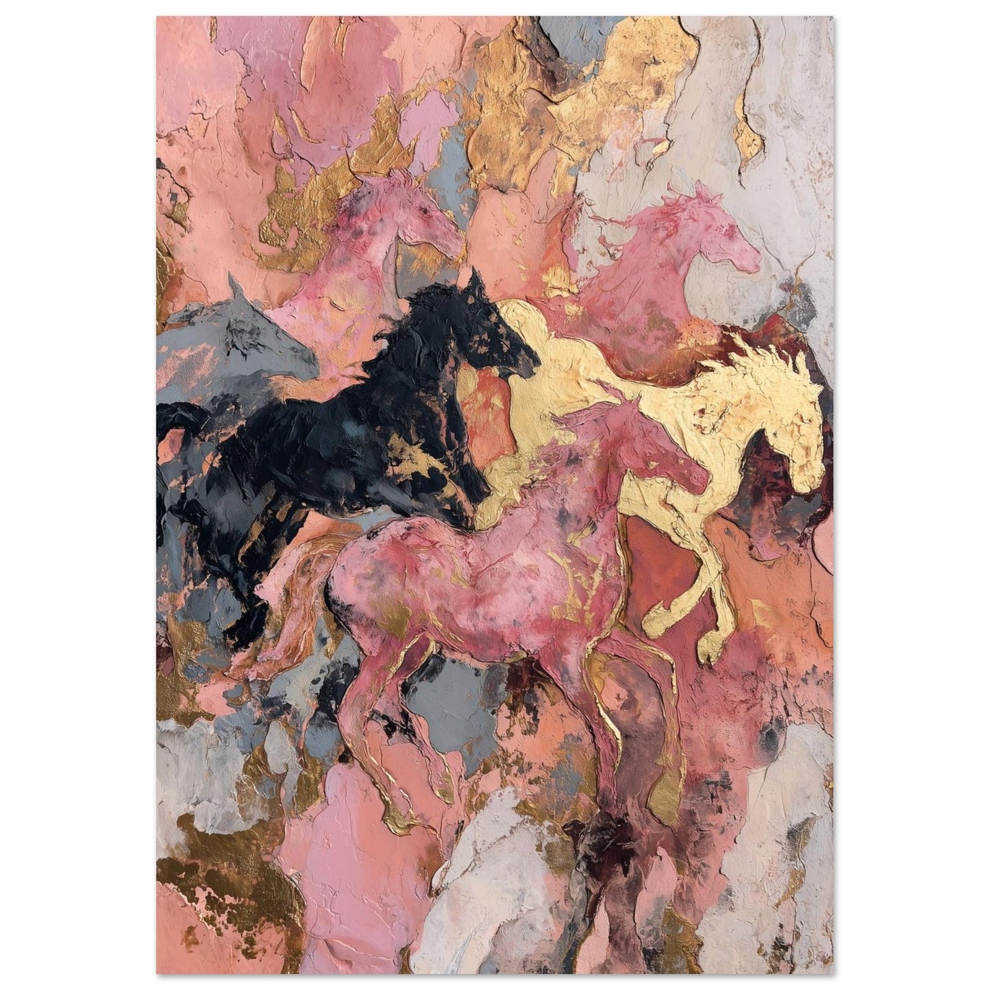 Blush & Gold – Gentle Force - Poster