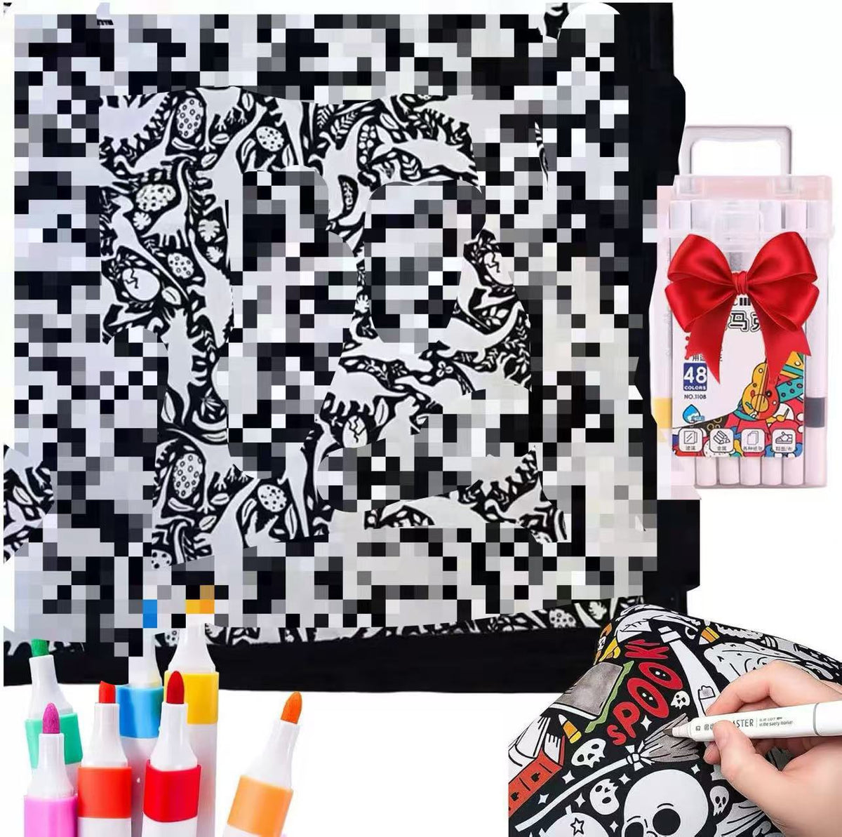 DIY Coloring Blanket