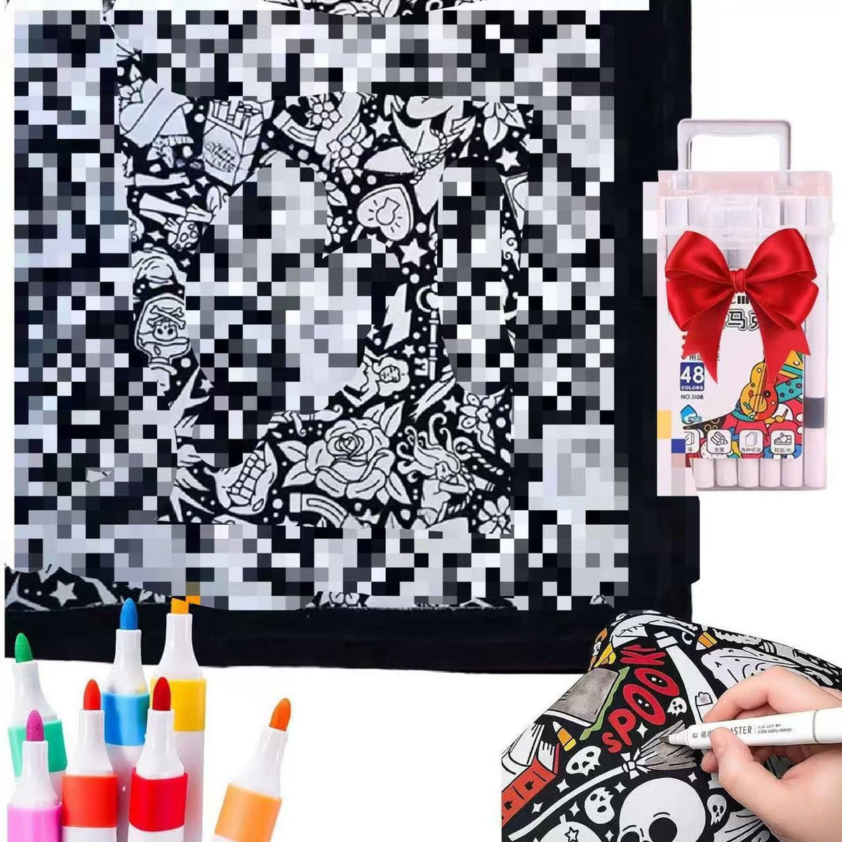 DIY Coloring Blanket