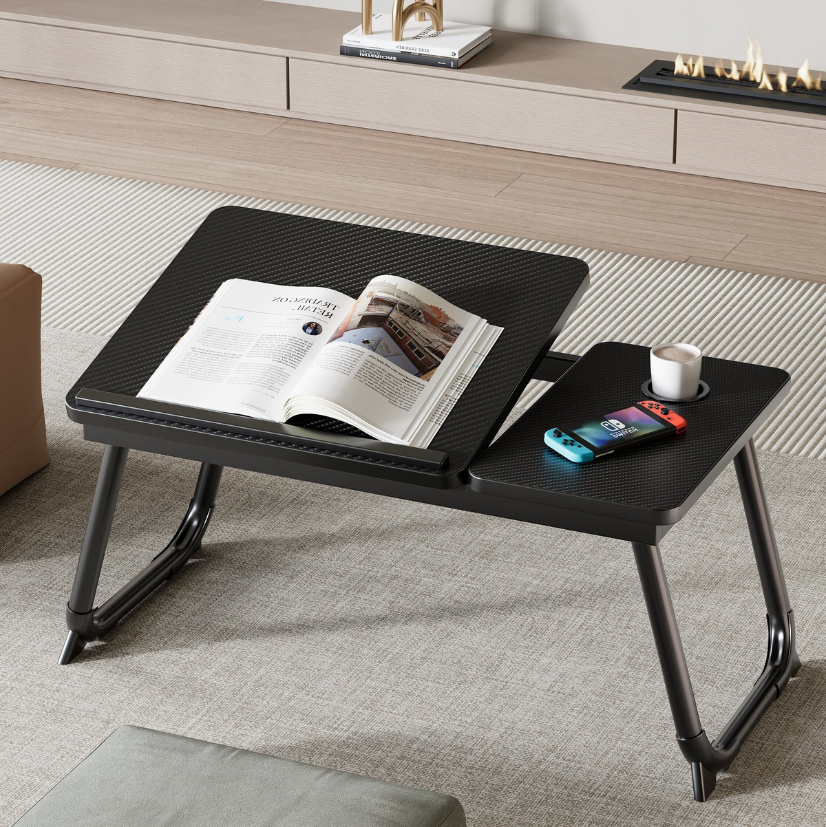 Adjustable Folding Bed Table