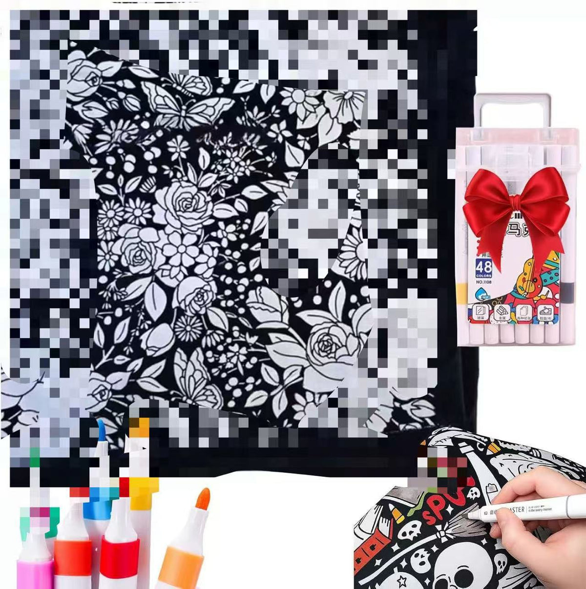 DIY Coloring Blanket