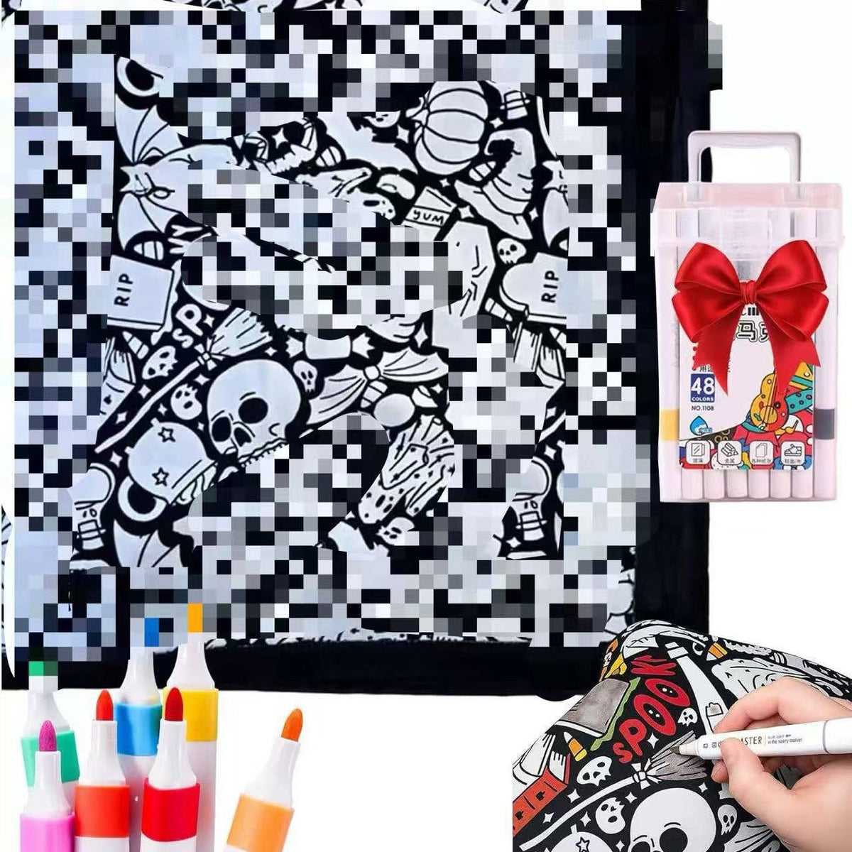 DIY Coloring Blanket
