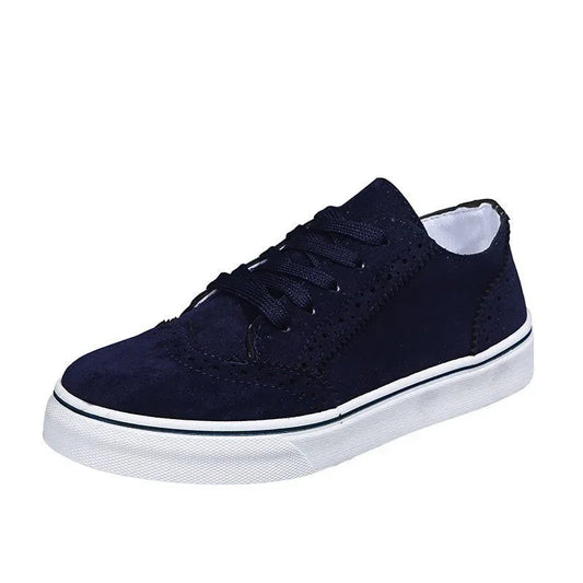 Round Toe Women's Lace-Up Shallow Flat Shoes