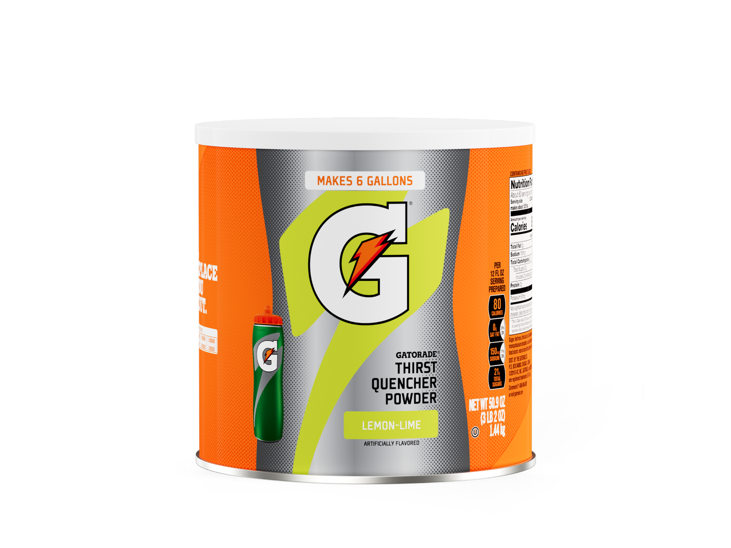 Gatorade Thirst Quencher Powder, Lemon Lime (1.44 kg, makes ~23 L)