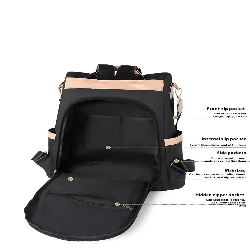 Japanese And Korean Style Fashion Trendy Large Capacity Backpack