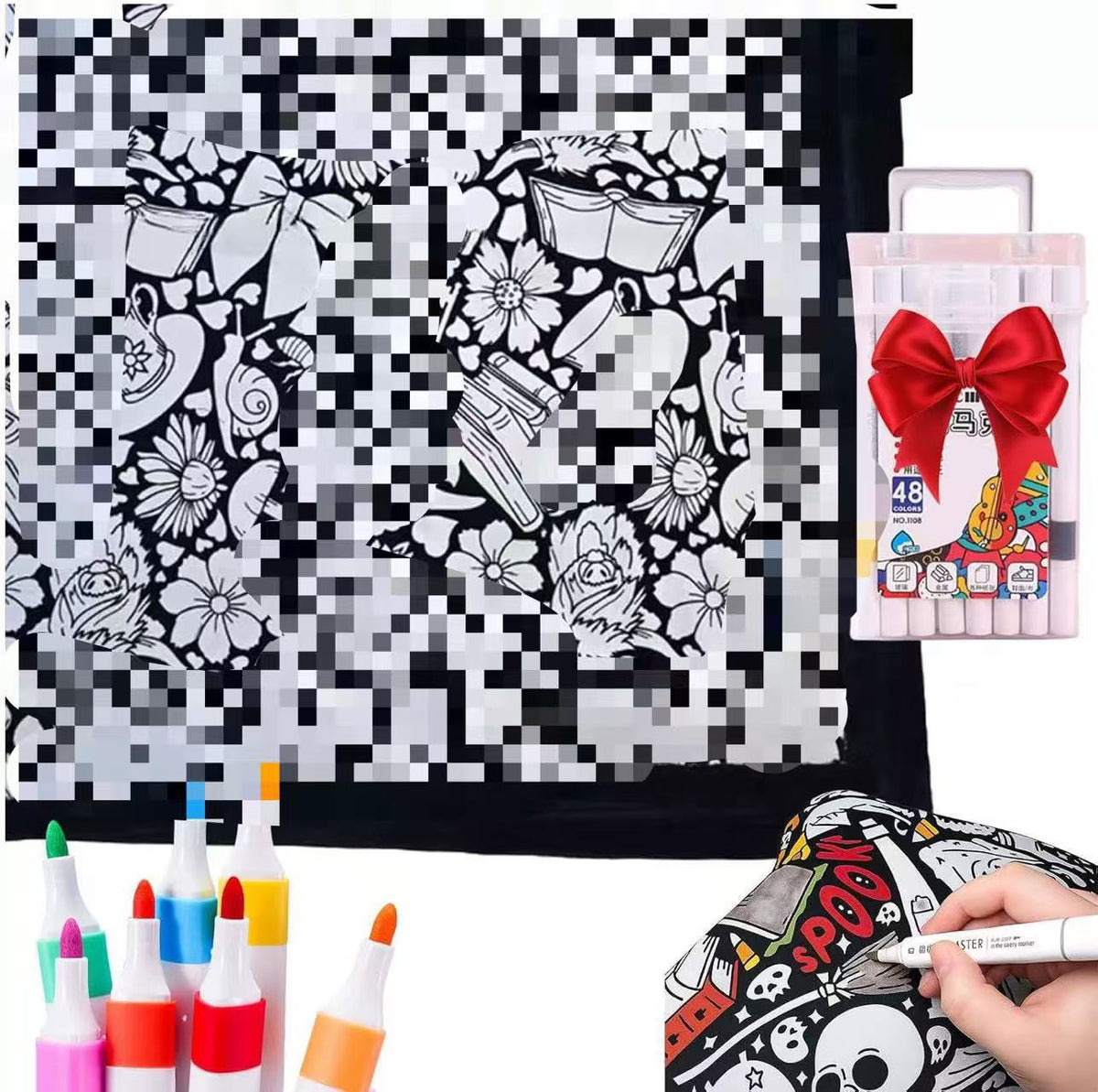DIY Coloring Blanket