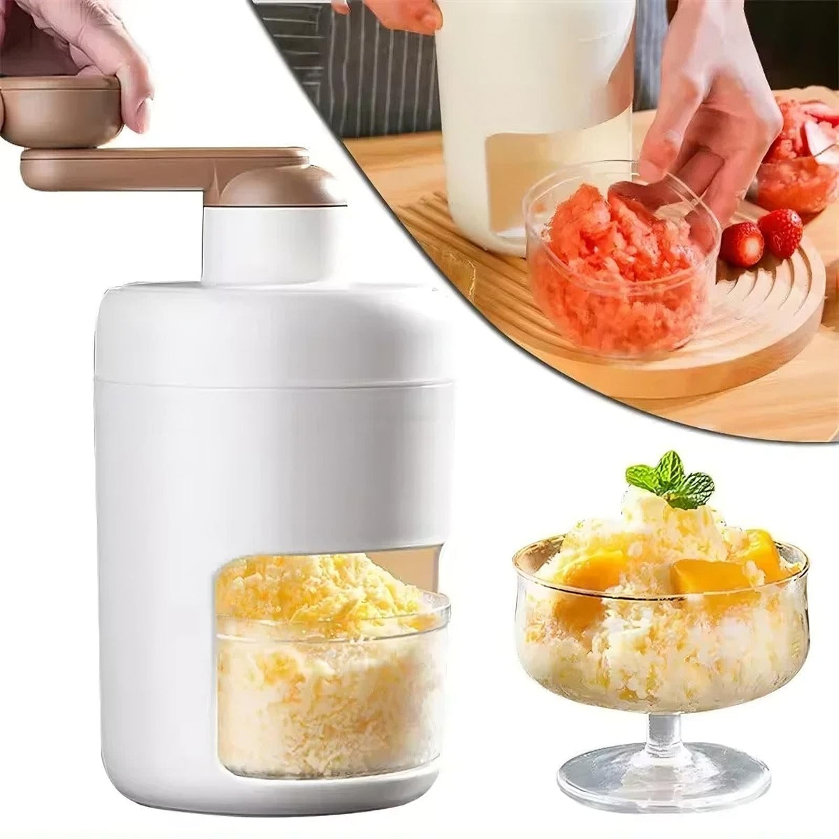 Eiscrusher und Slushie-Maker