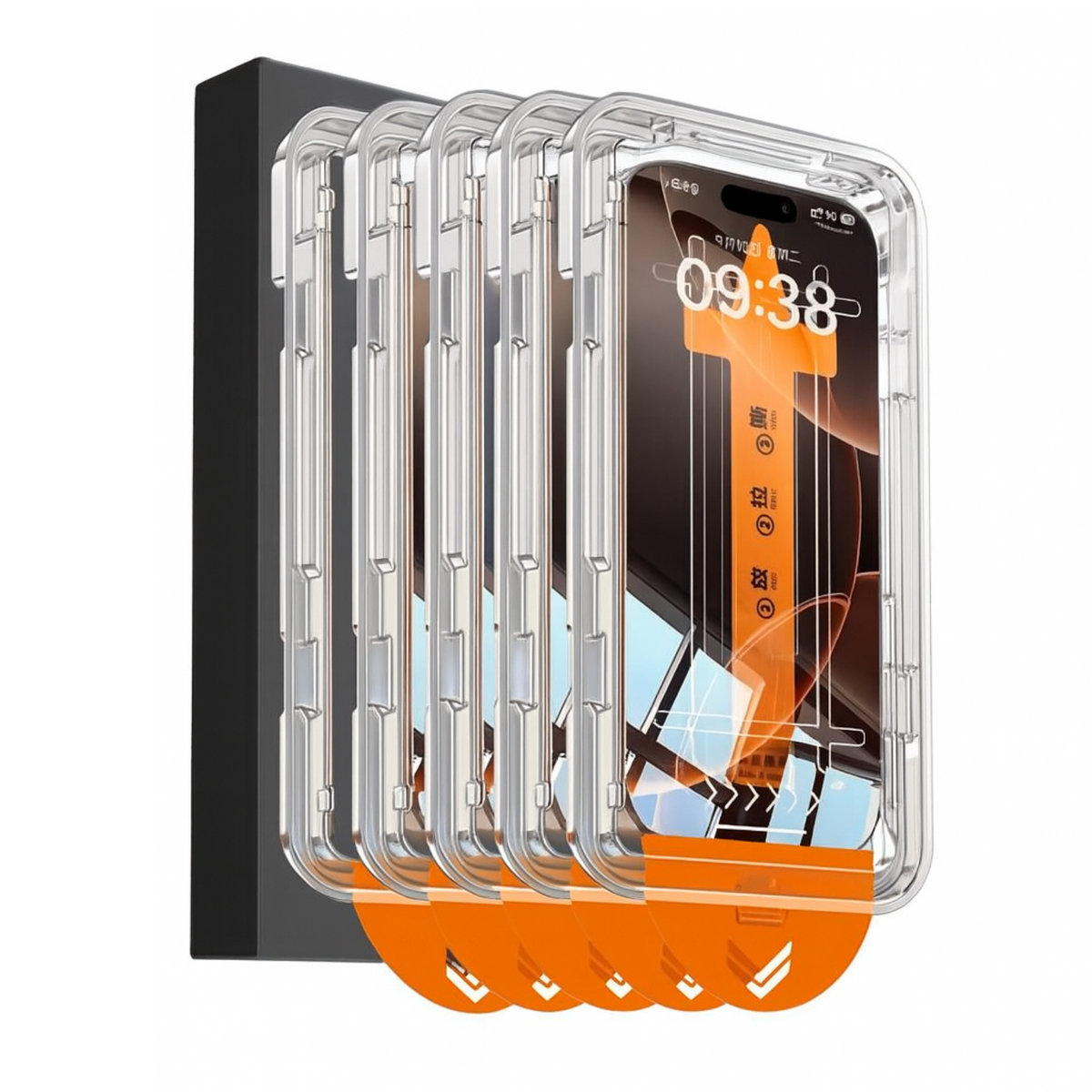 5er-Pack oleophober Displayschutz