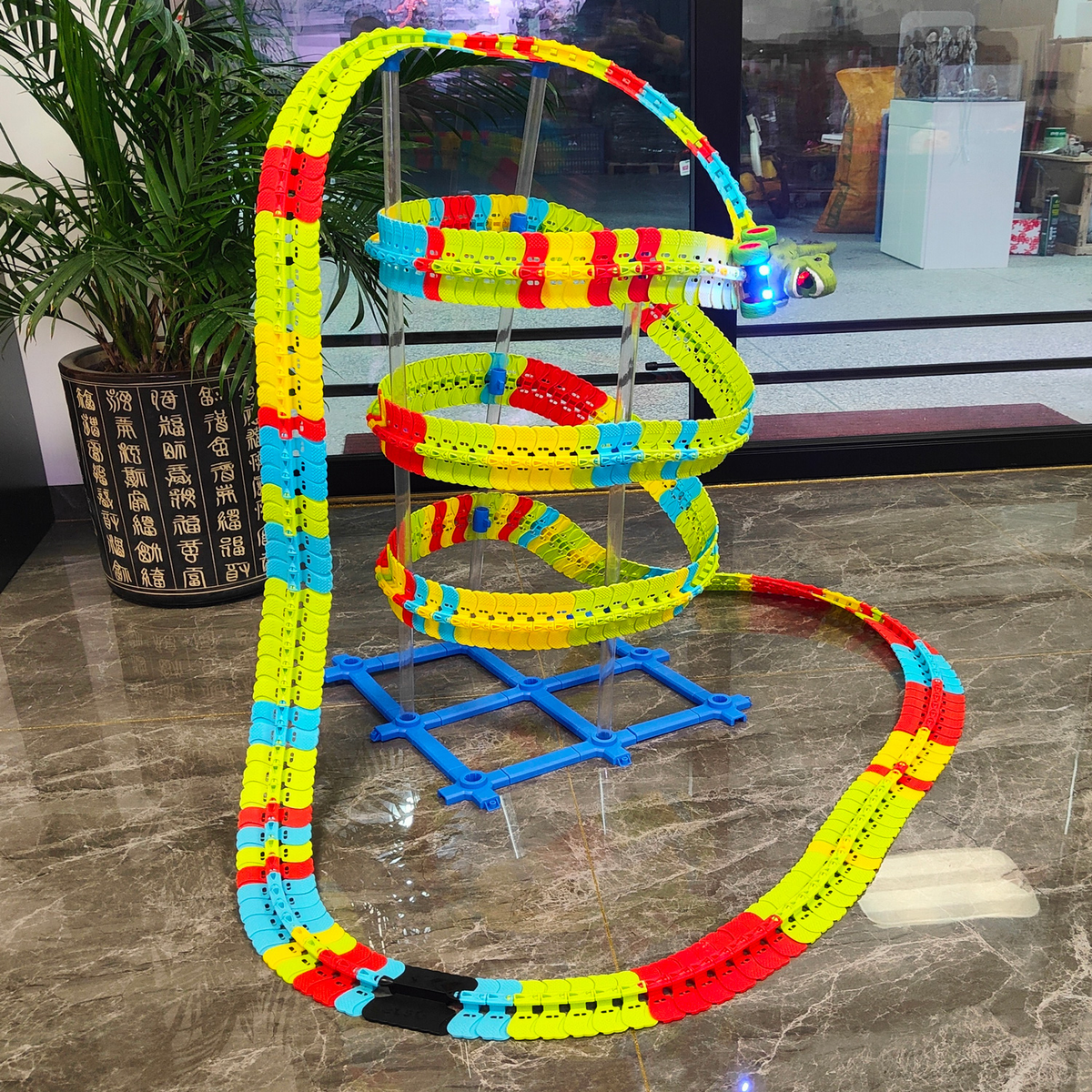 Dinosaur Roller-Coaster Track Toy