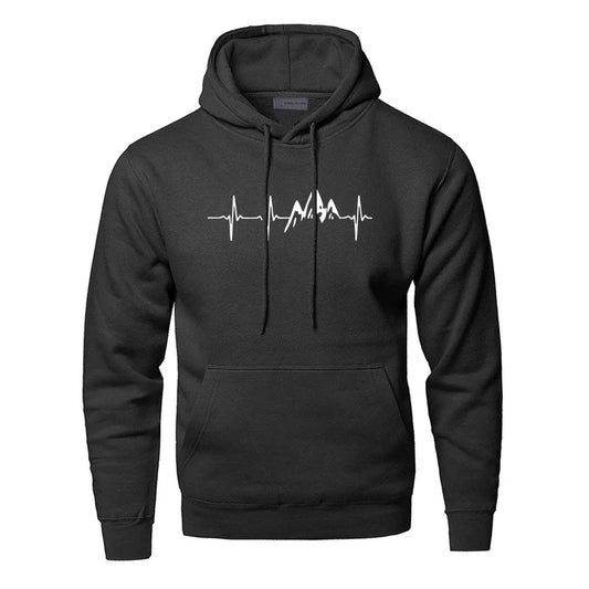 Men's Warm Comfortable Polyester Hoodie