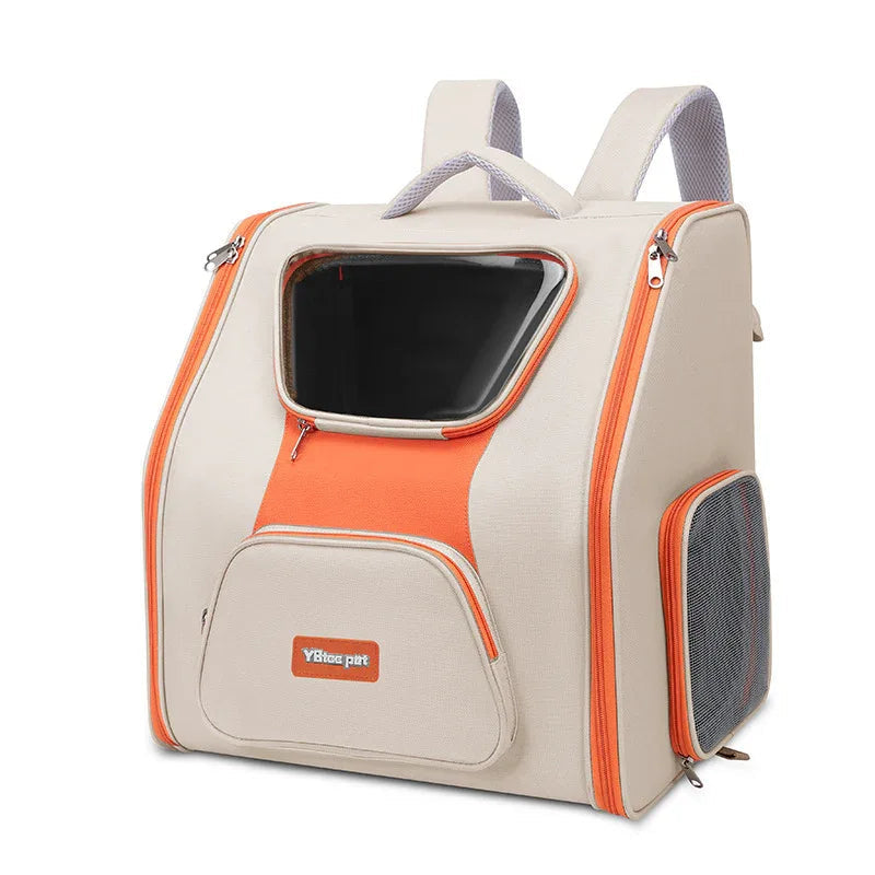 Pet Trolley Bag Panoramic Model Large Capacity Cat Dog Backpack