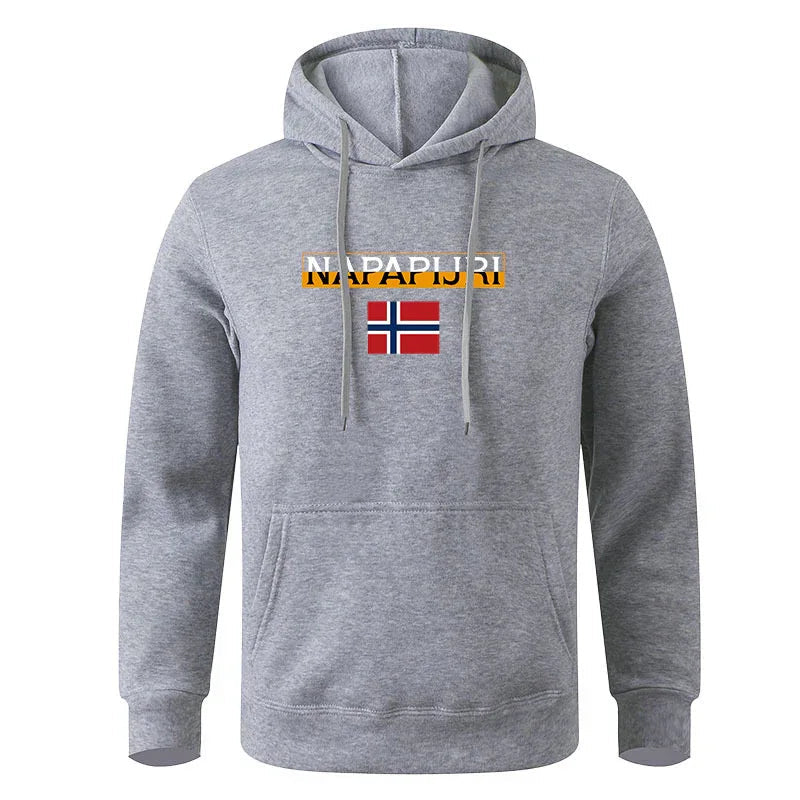 Men's Pullover Printed Sweater Casual Hoodie