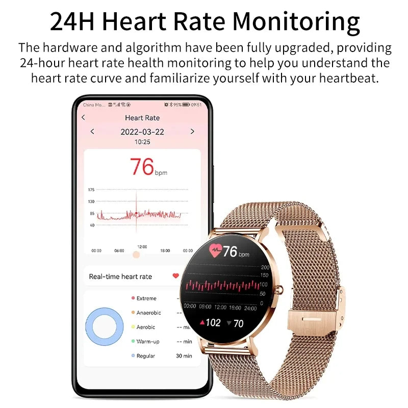 LIGE 2024 AMOLED Smartwatch