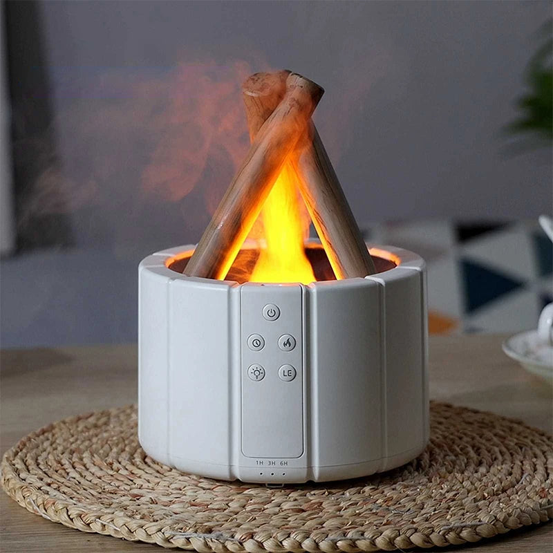 Diffusor in Lagerfeuerform