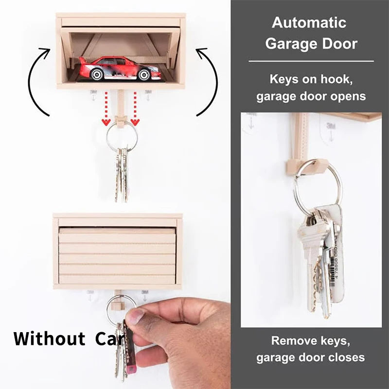 Schlüsselhalter für die Autogarage