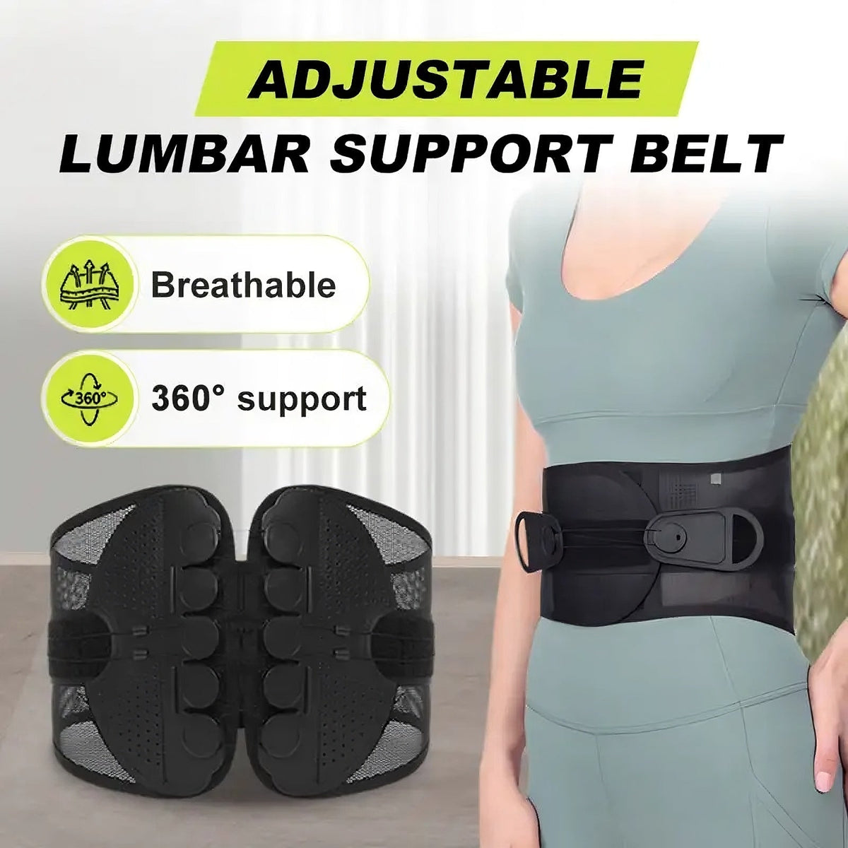 Verstellbarer Lendenstützgürtel