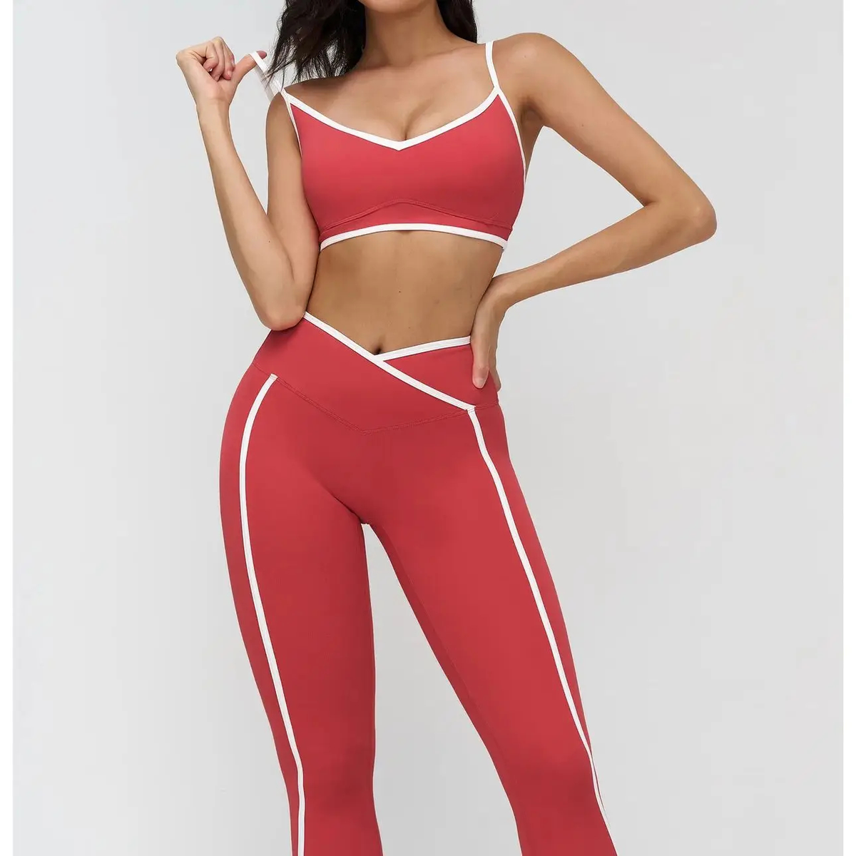 Color-Block Yoga Set