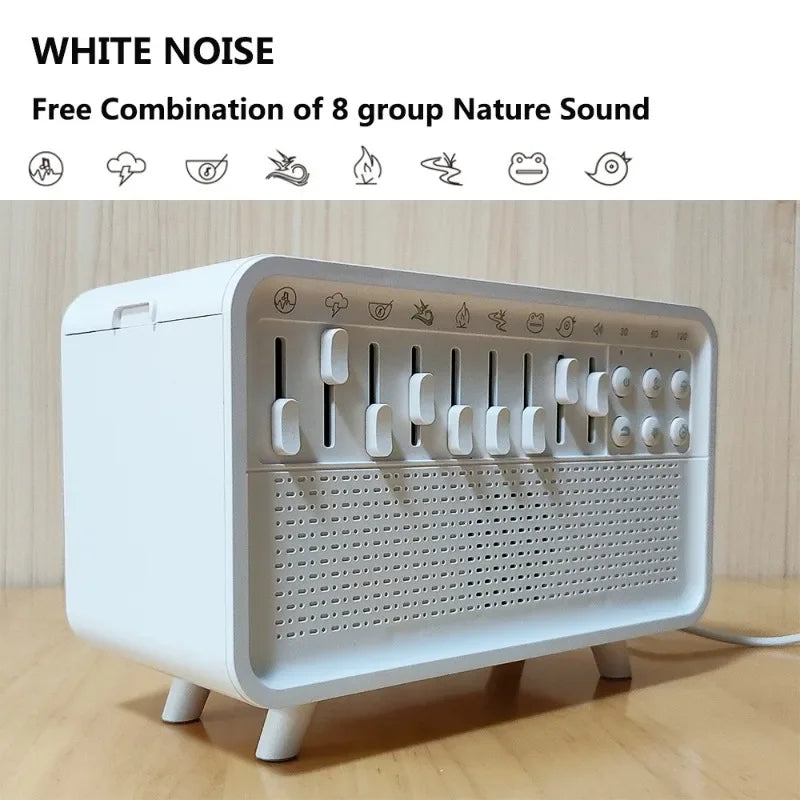 3-in-1-Bluetooth-Luftbefeuchter mit Nachtlicht und weißem Rauschen