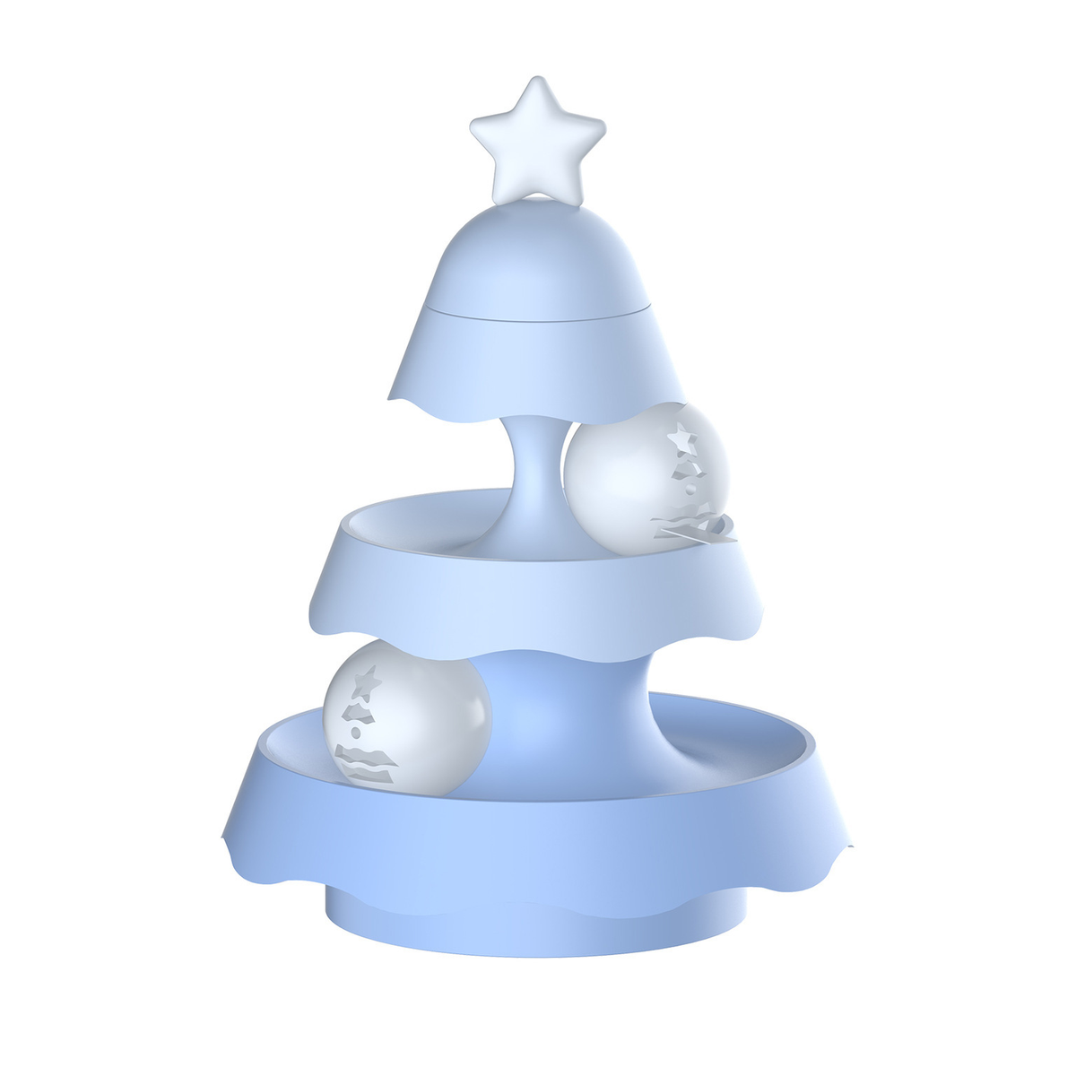 Three Layer Cat Spinner Toy