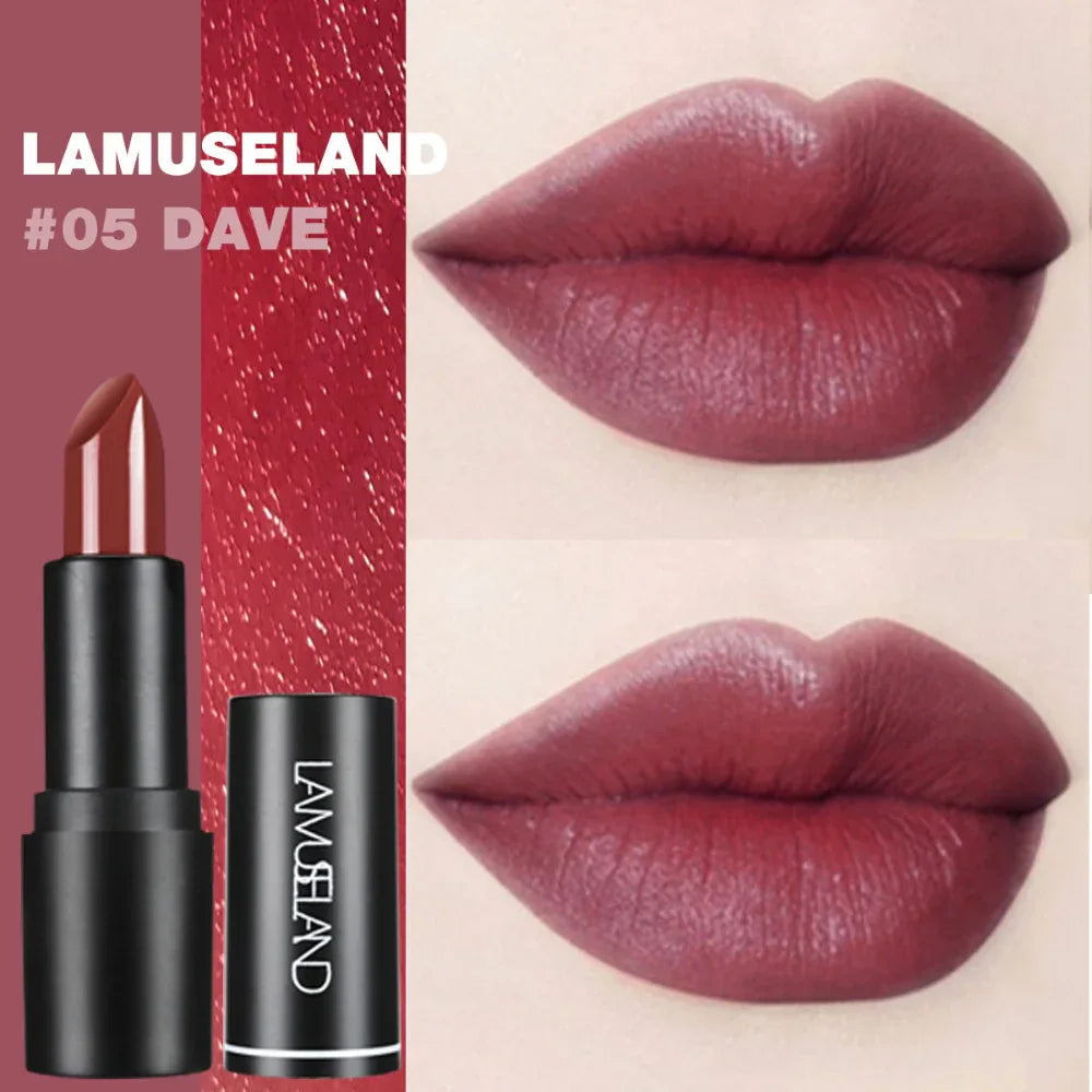 12-Color Moisturizing Velvet Lipstick