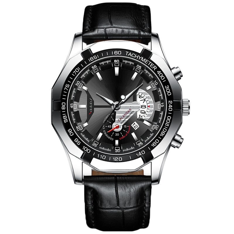47 mm Armbandsur - Kvartsur med multifunktion för män