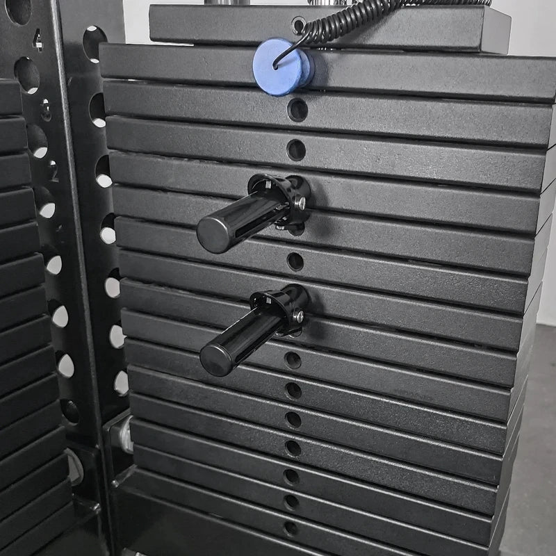 Fitnessstudio Gewicht Drop Set Button