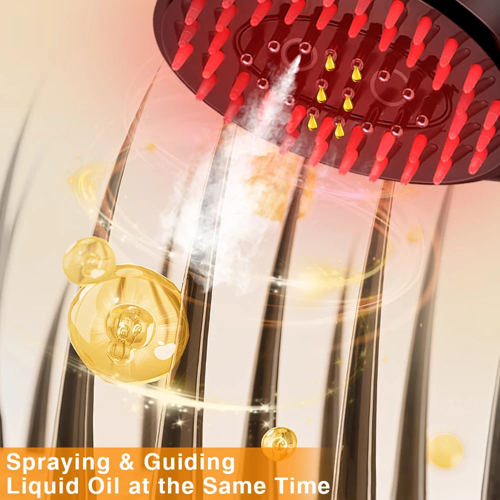 EMS Elektrischer Spray-Massagekamm