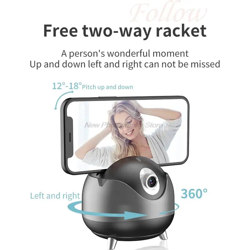 Q8 AI Auto Face Tracking Rotation Gimbal Stabilisator Halter