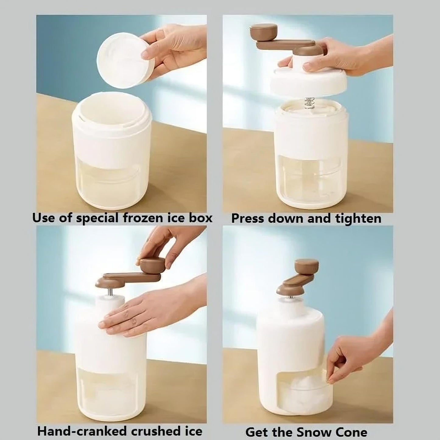 Eiscrusher und Slushie-Maker