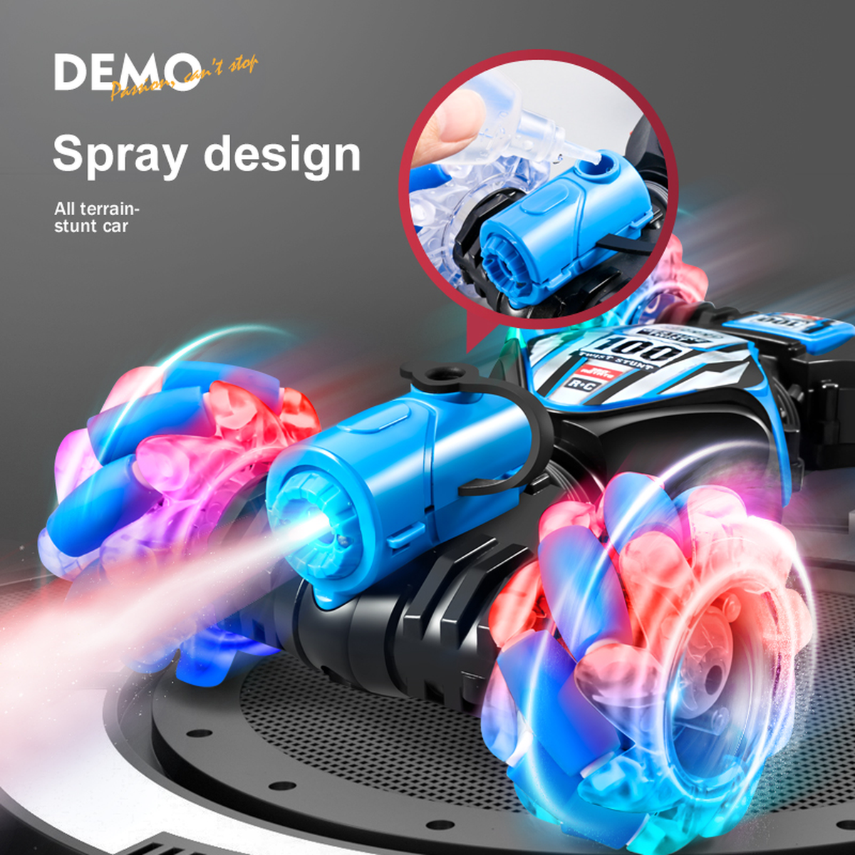 Spray Stunt RC Car