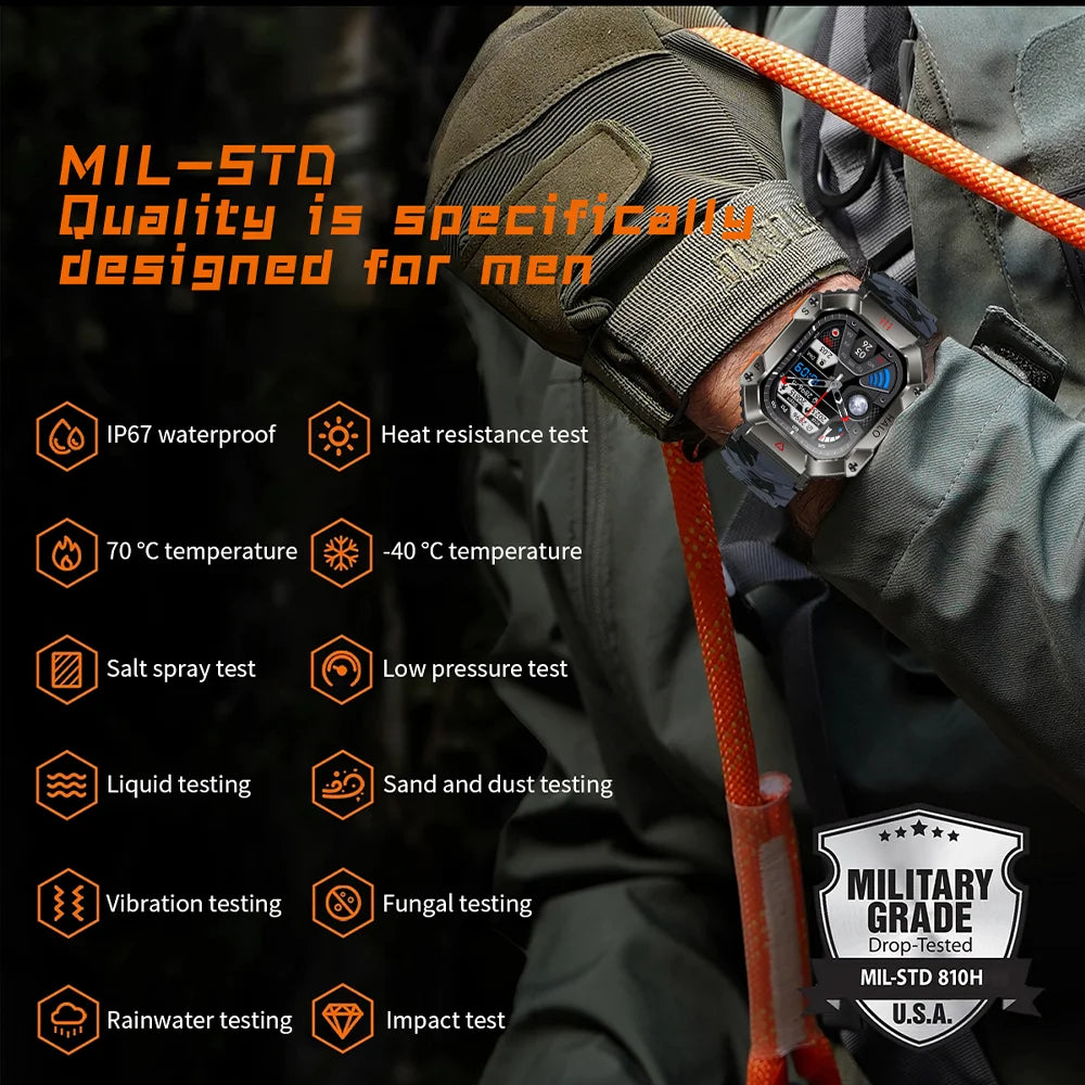Robuste Militär-Smartwatch