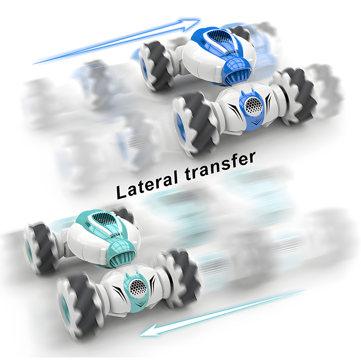 Transforming Stunt RC Car
