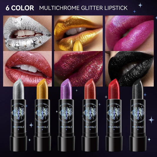 Ladies Pearl Sparkly Vibrant Lipstick