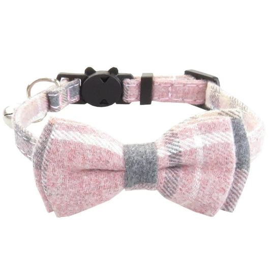 Adjustable Bow Tie Pet Collar For Cats And Dogs
