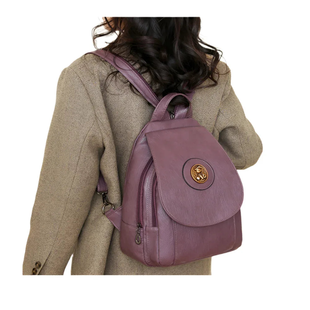 Simple Large Capacity Crossbody Chest Bag Leisure Travel Small Backpack