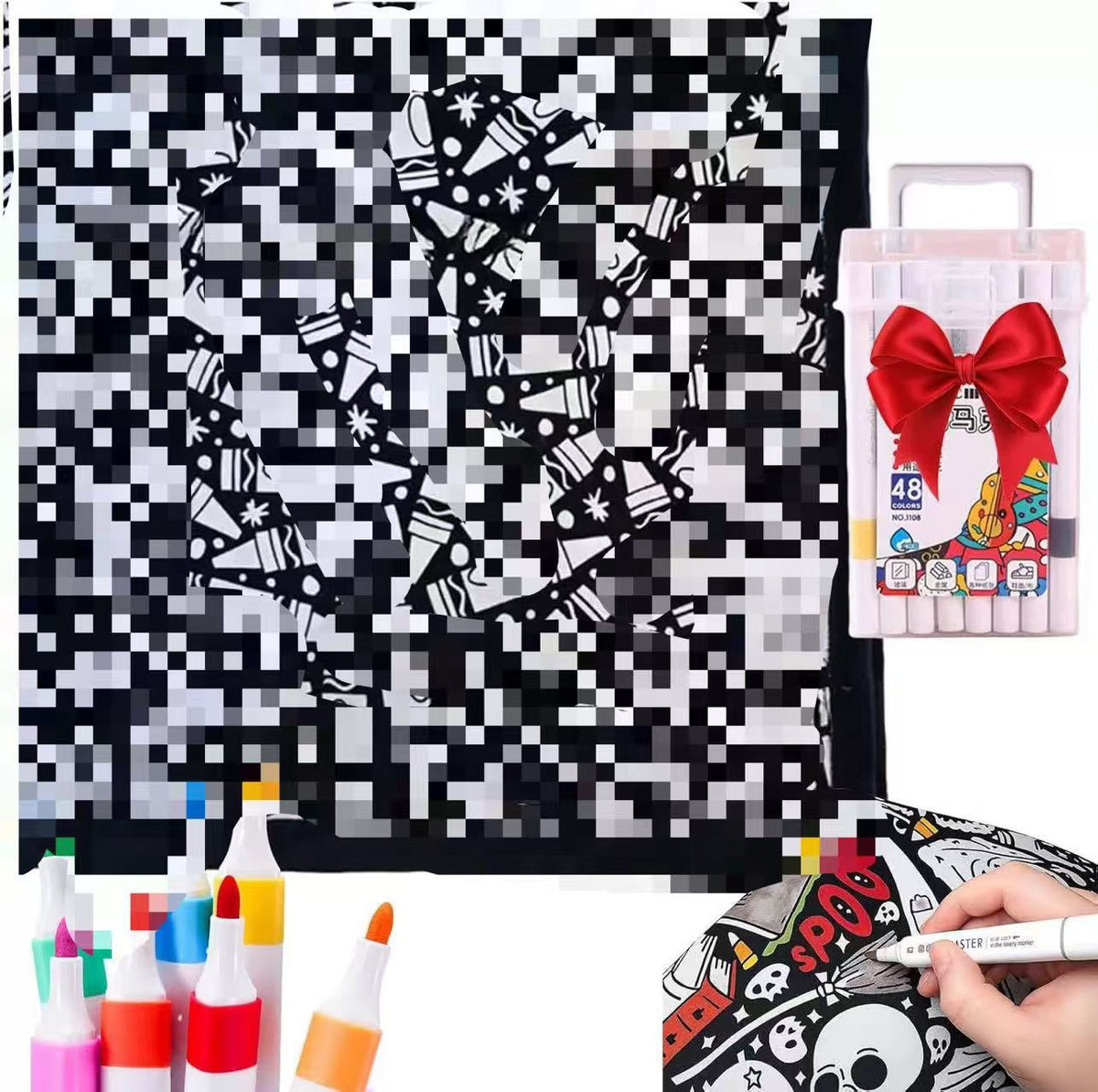 DIY Coloring Blanket