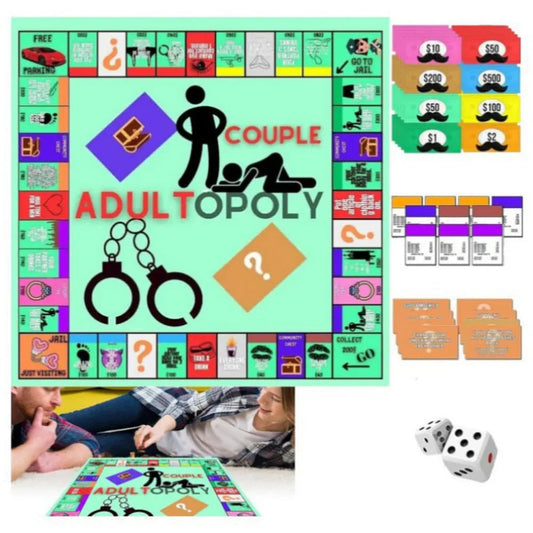 Couple Game Night Spicy Monopoly Board Game