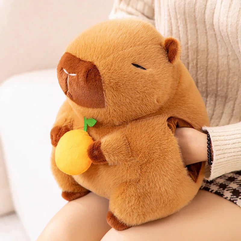 Children's Cute Capybara Plush Toy & Backpack