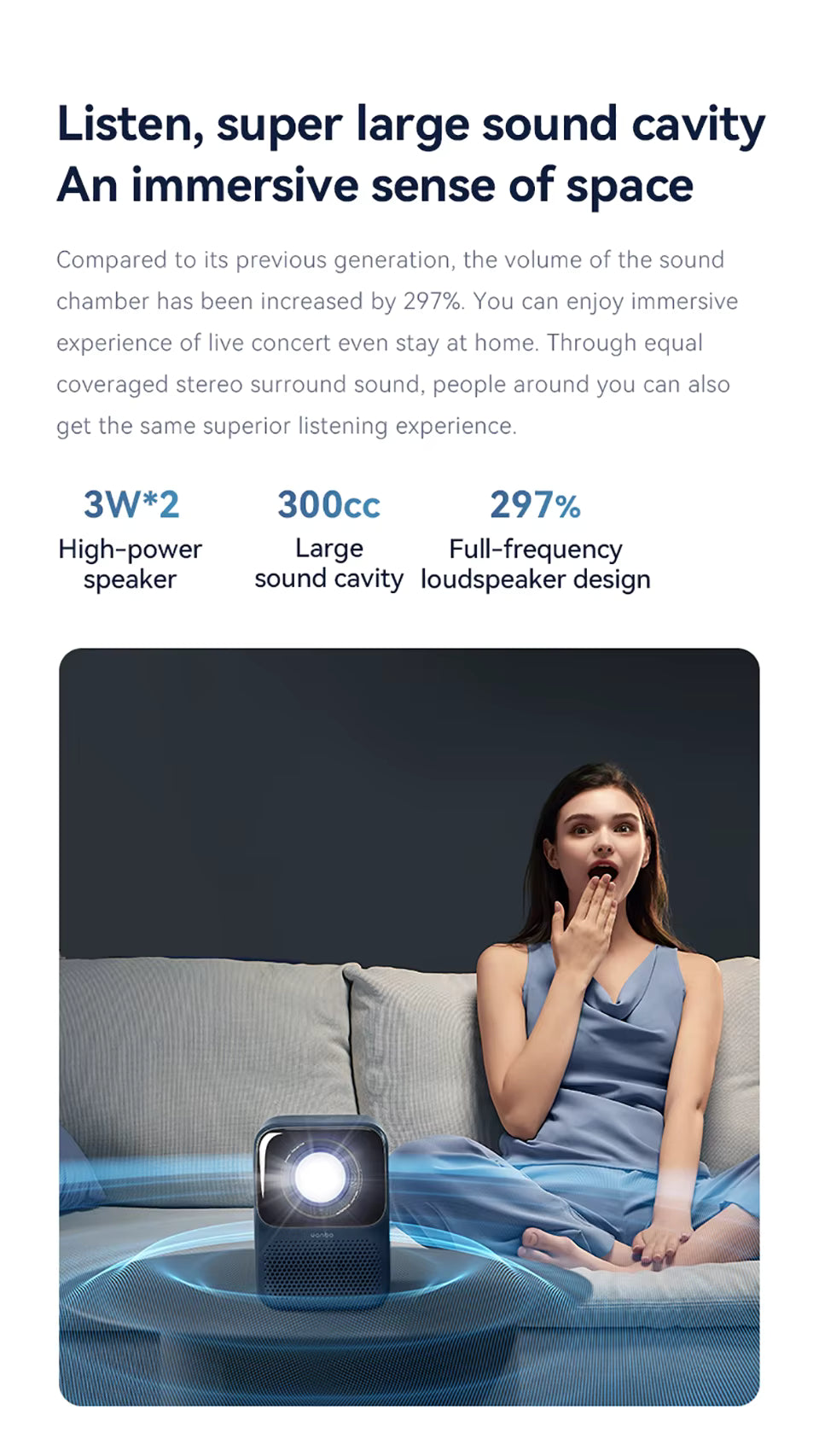 Global Version WANBO T2 Free Main LCD Projector 1080P